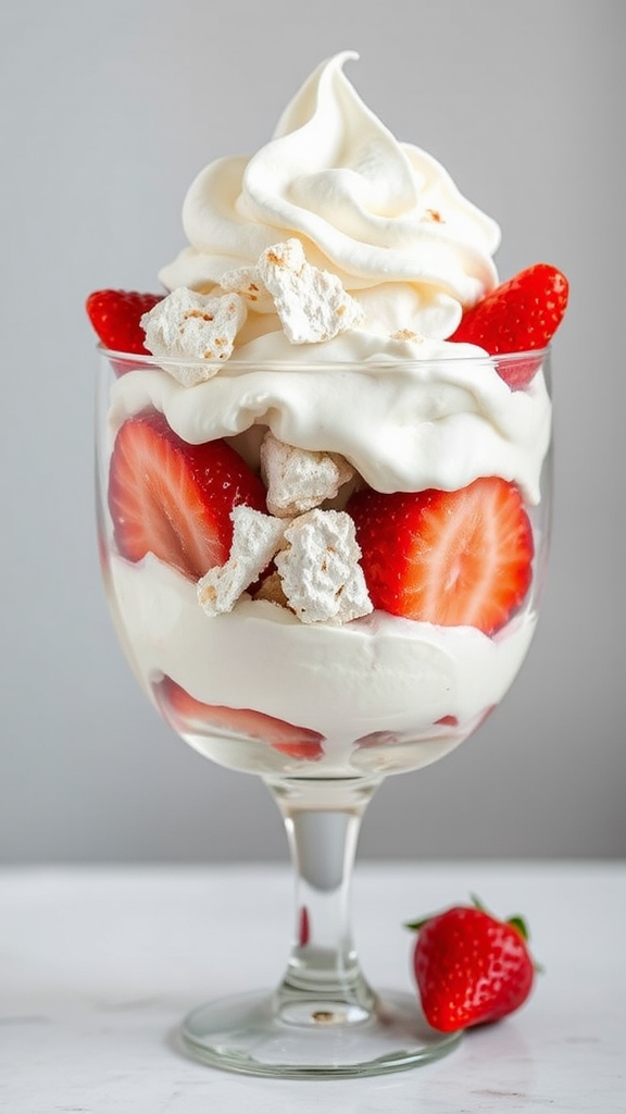 eton mess with strawberries