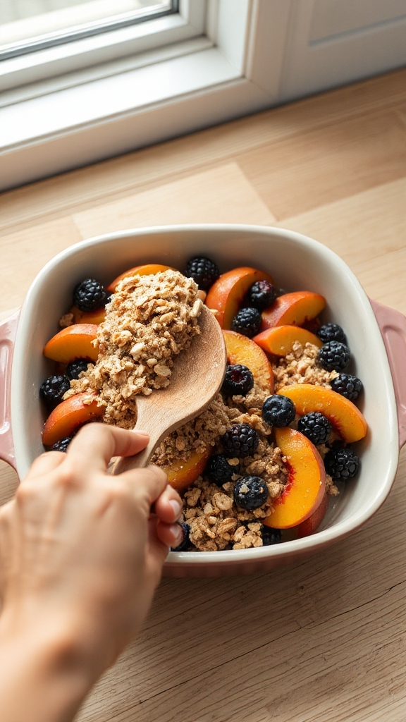 even layering and topping
