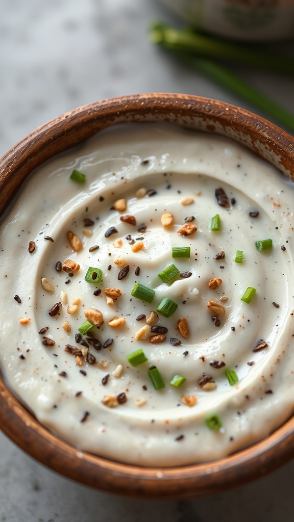 everything bagel cream dip