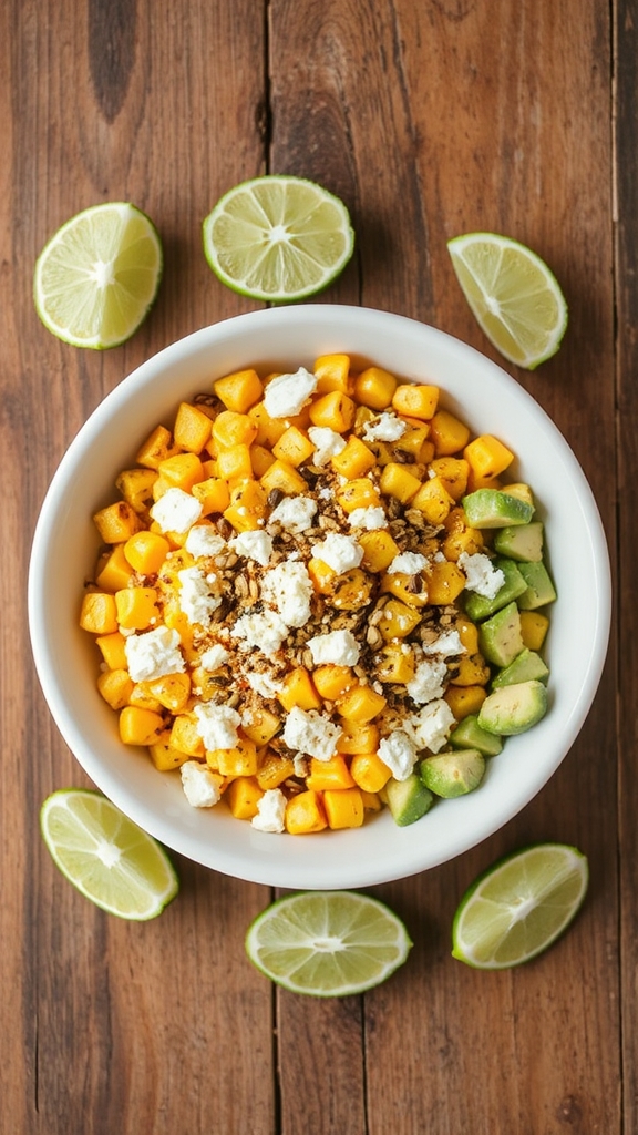 everything bagel elote salad