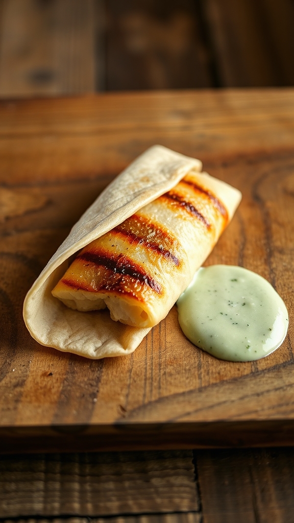 experiment with lefse wrapped walleye