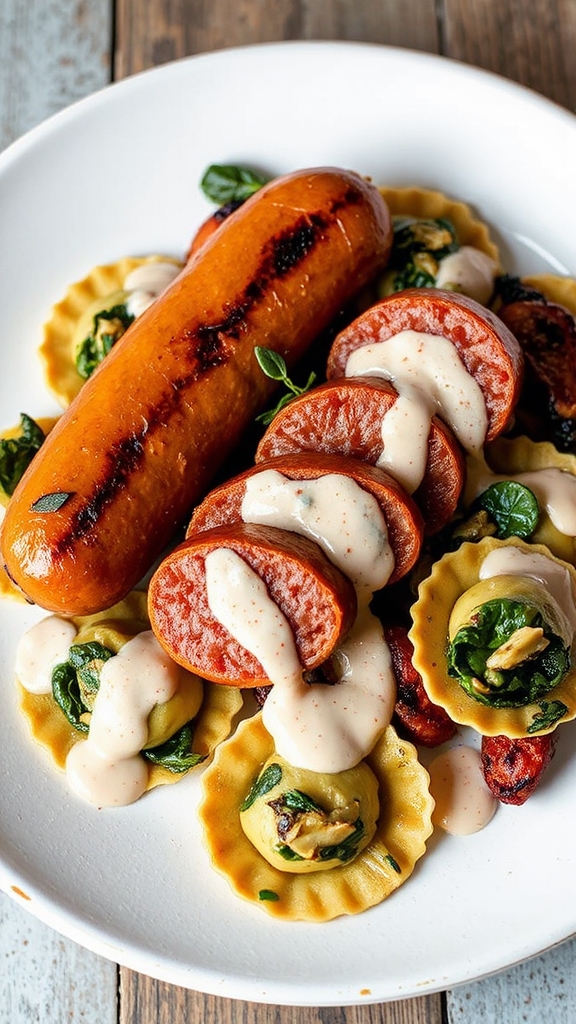 experiment with sausage variations