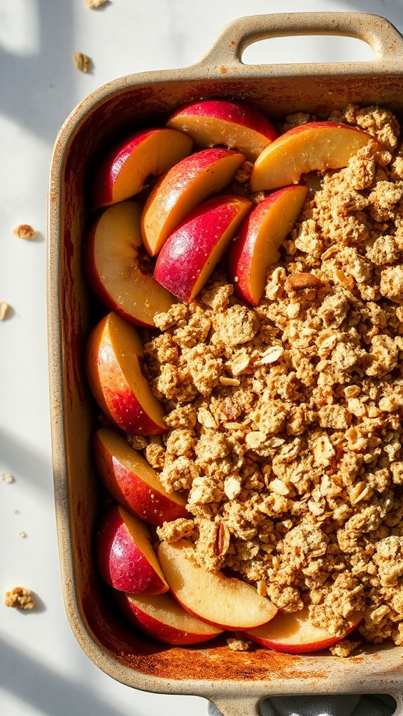 exploring diverse fruit crumbles