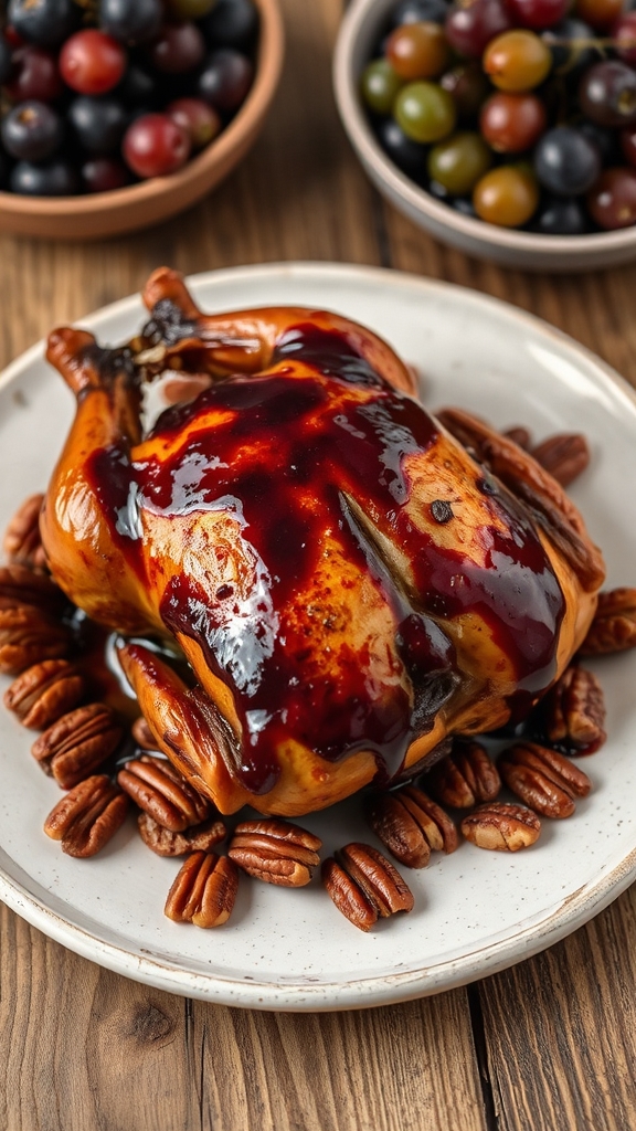 exploring grape infused game dishes