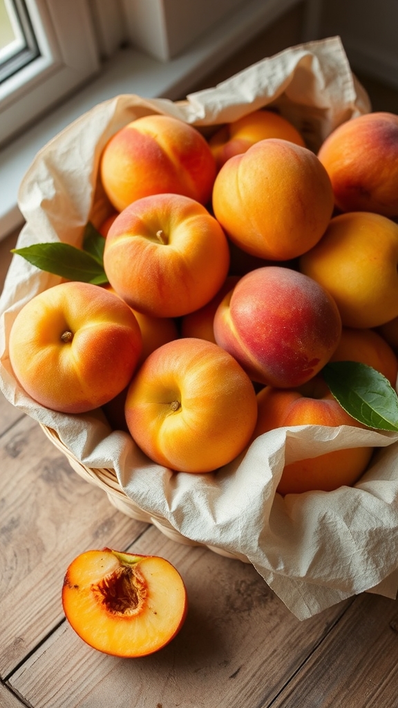 extend peach shelf life