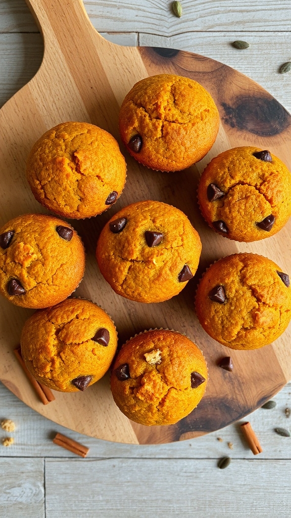 fall comfort pumpkin spice muffins