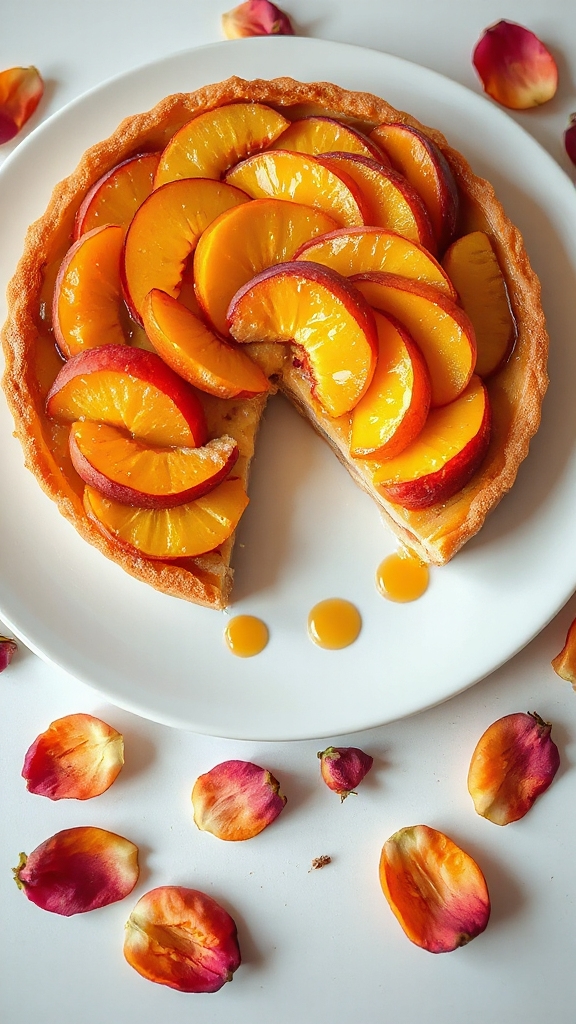 fermented honey rose tarts