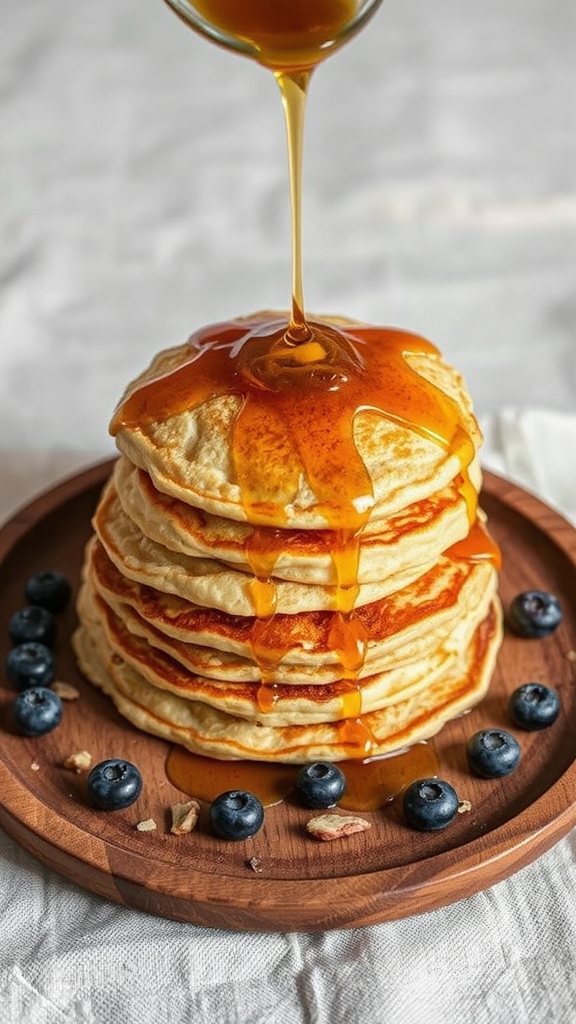 fermented honey sourdough pancakes