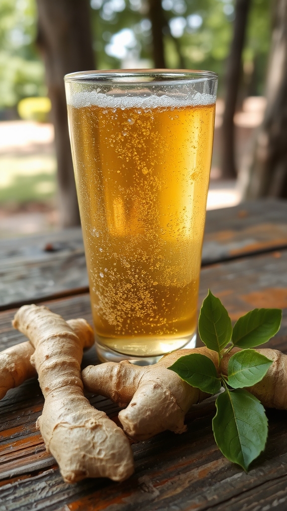 fiery effervescent ginger beer