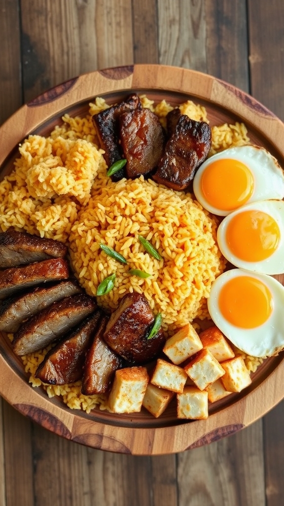 filipino silog breakfast platter