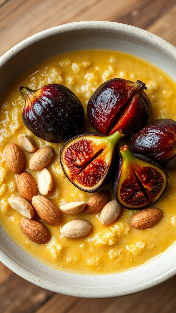 finish with nuts and fruit