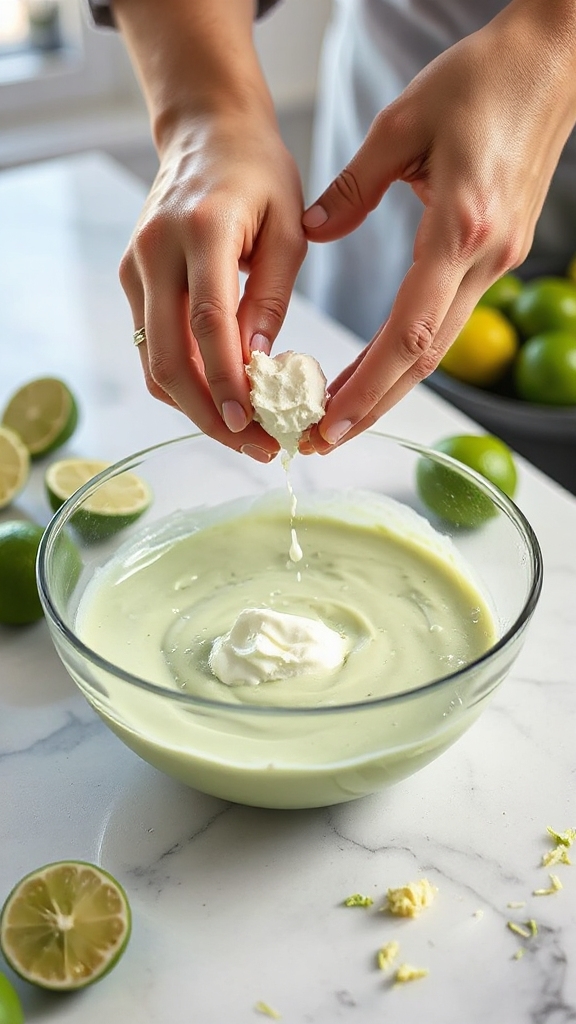 fix runny lime mixture