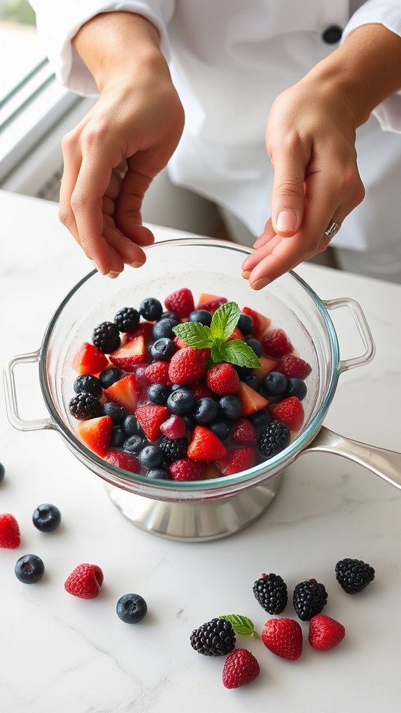 fix soggy berry puddings