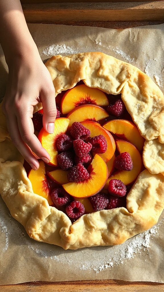 fixing galette fruit overflow