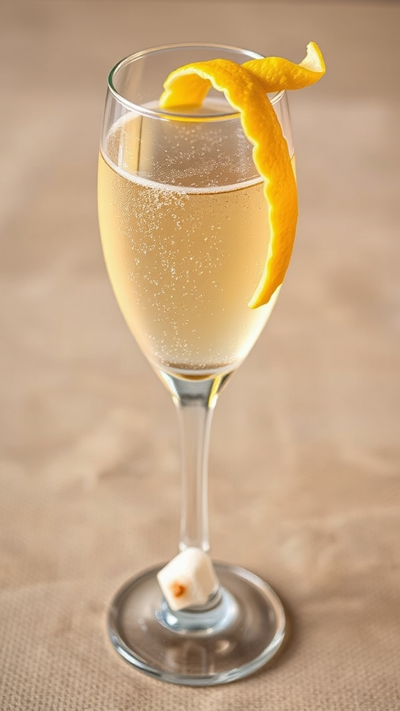 fizzy champagne sugar twist