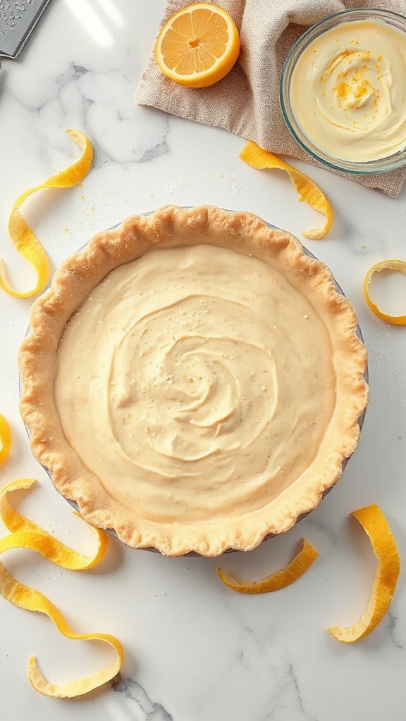 flaky base zesty filling