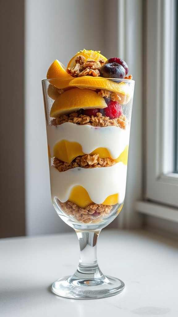 florida lemon yogurt parfait