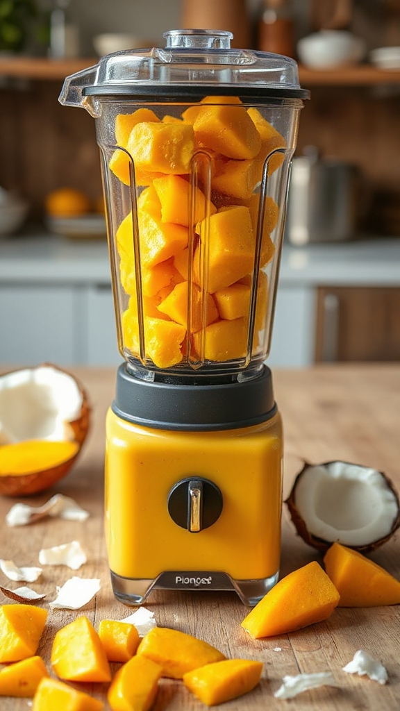 florida mango coconut popsicles