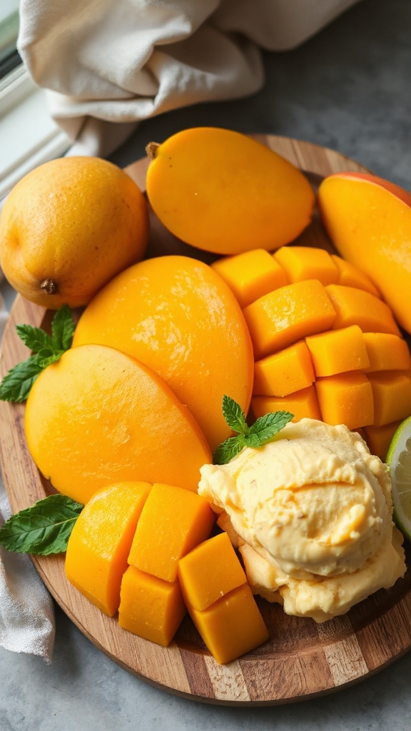 florida mango ice cream variations