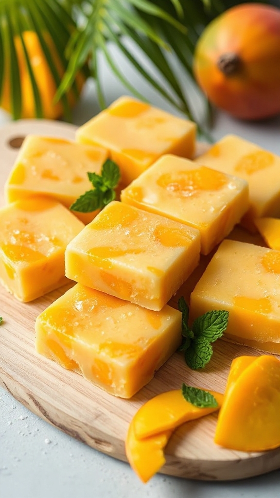 florida mango sorbet bars