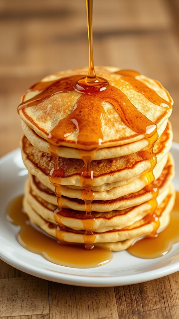 fluffy buttermilk banana pancakes