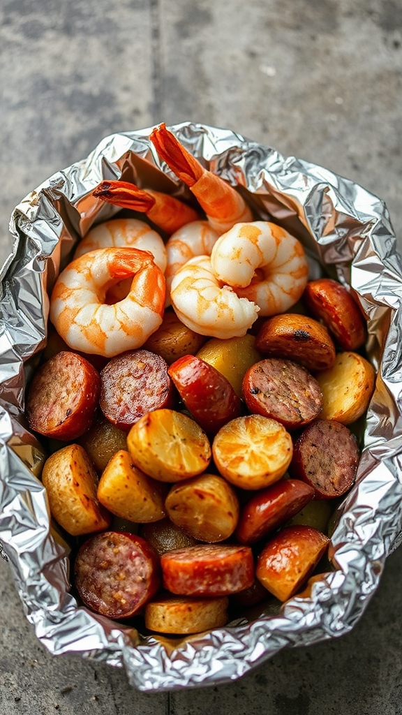 foil packet seafood boil