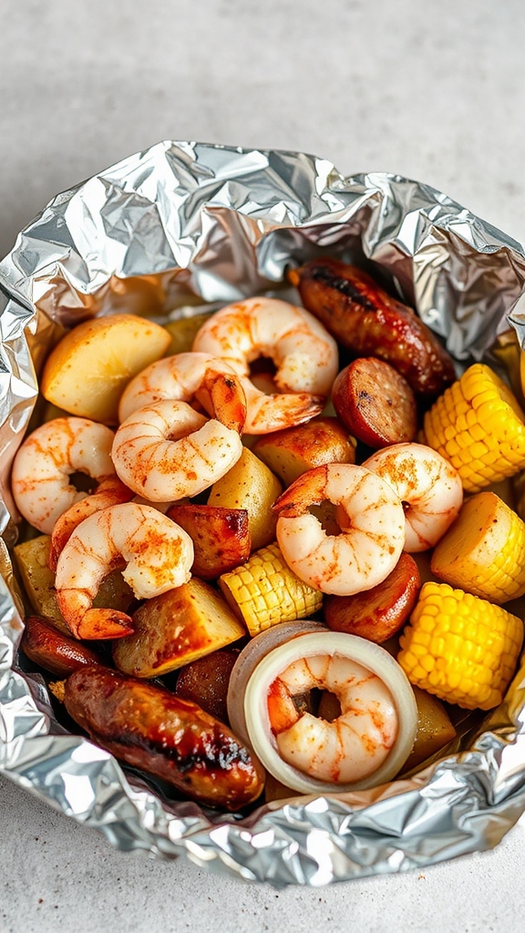 foil packet seafood boil
