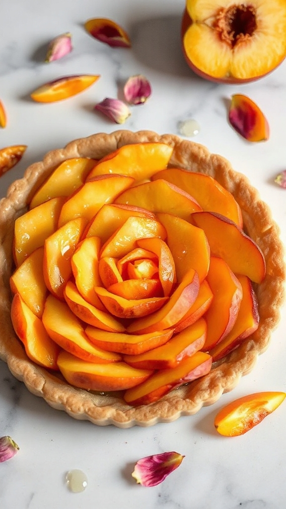 fragrant peach rose assembly