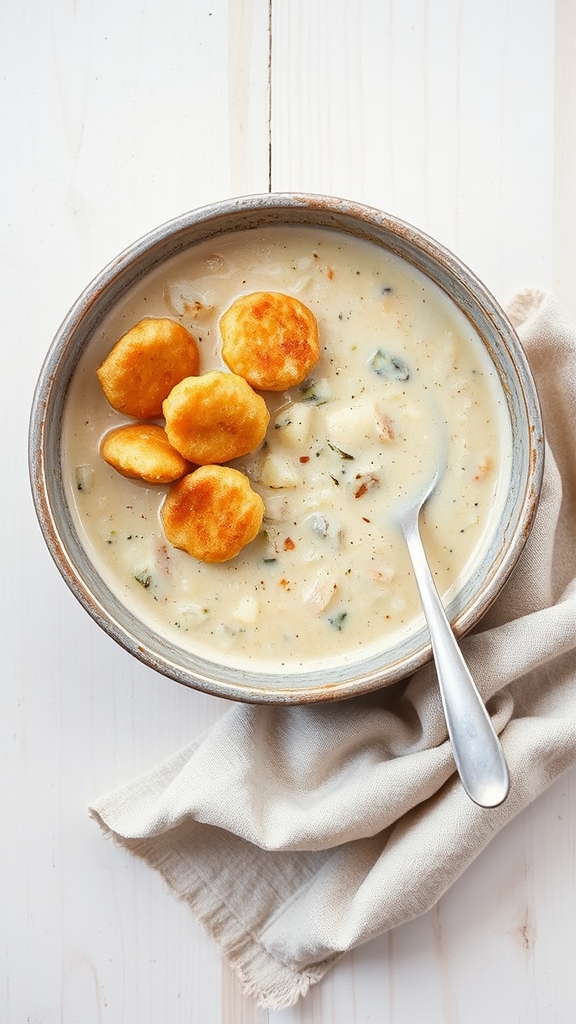 freezer friendly new england chowder