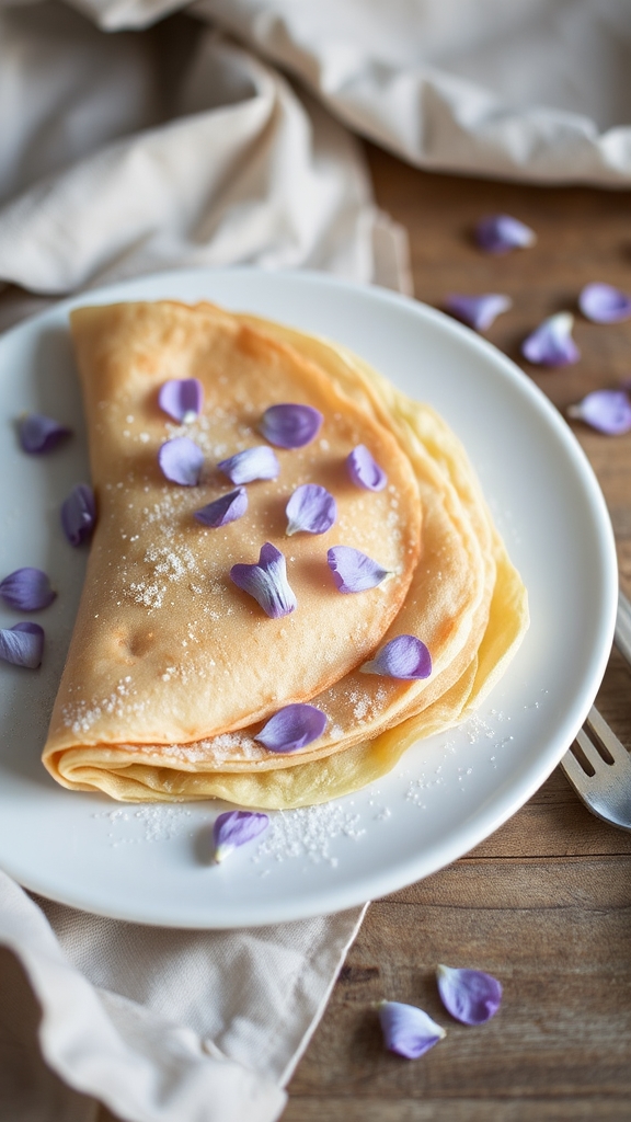 french lilac crepe origins