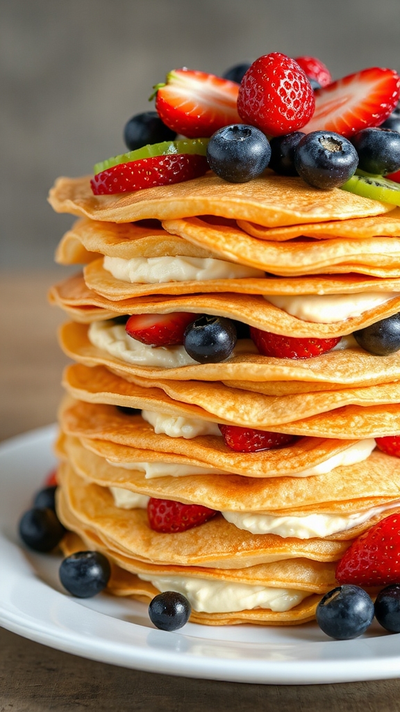 french louisiana fruit crepe