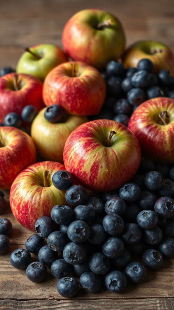 fresh apple blueberry essentials
