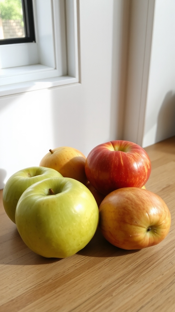 fresh apples enhance tartlets