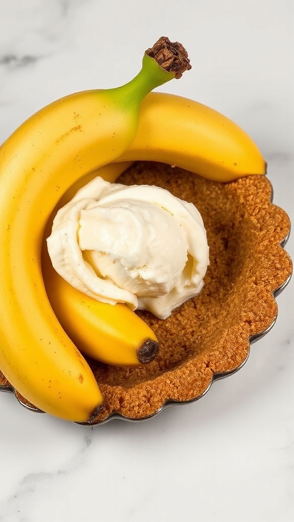 fresh bananas buttery crust