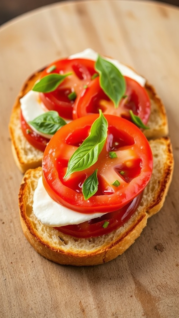 fresh caprese breakfast delight