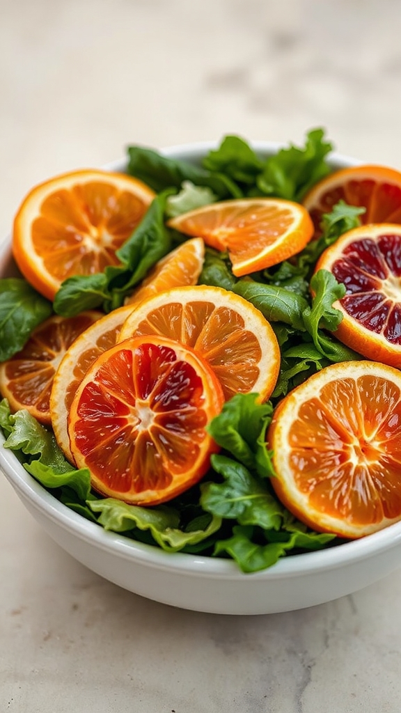 fresh citrus winter salad