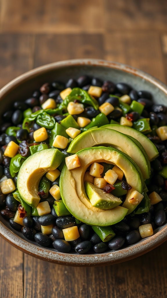 fresh corn avocado salad