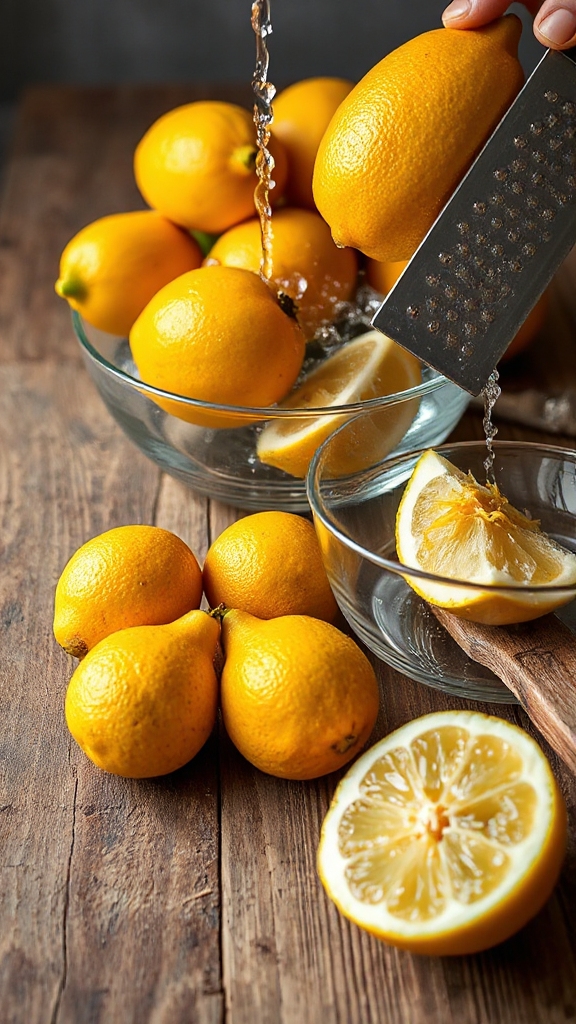 fresh illinois lemon preparation