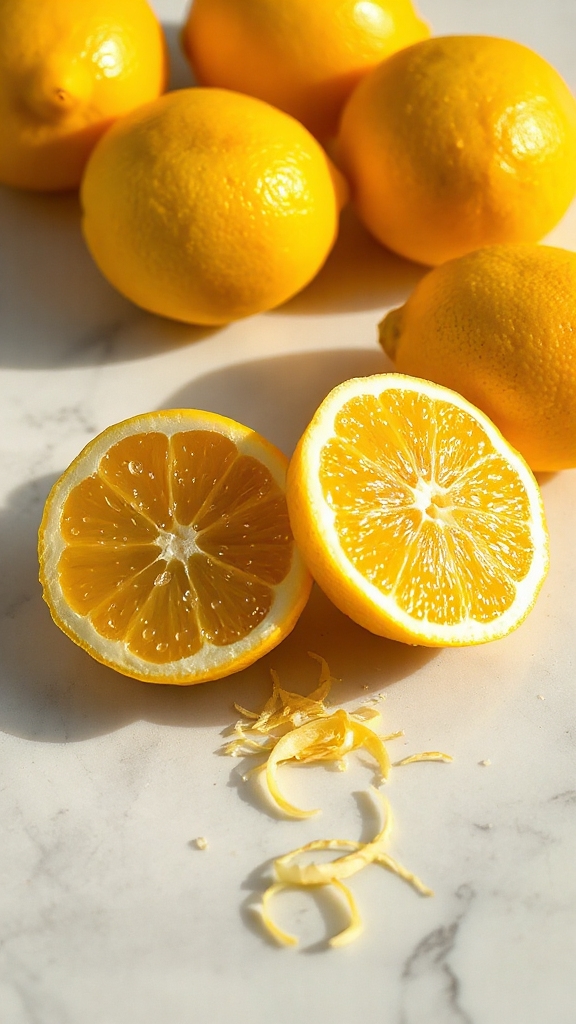 fresh lemons vibrant essence