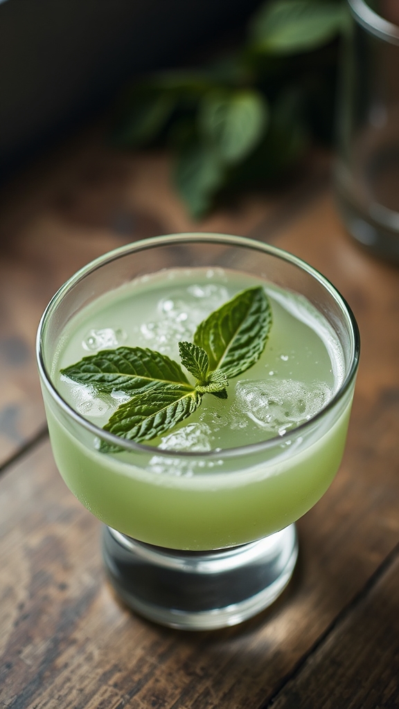 fresh mint cocktail variations