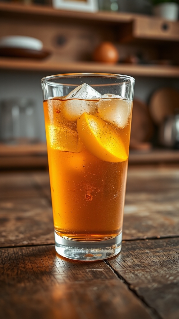 fresh peaches whiskey blend