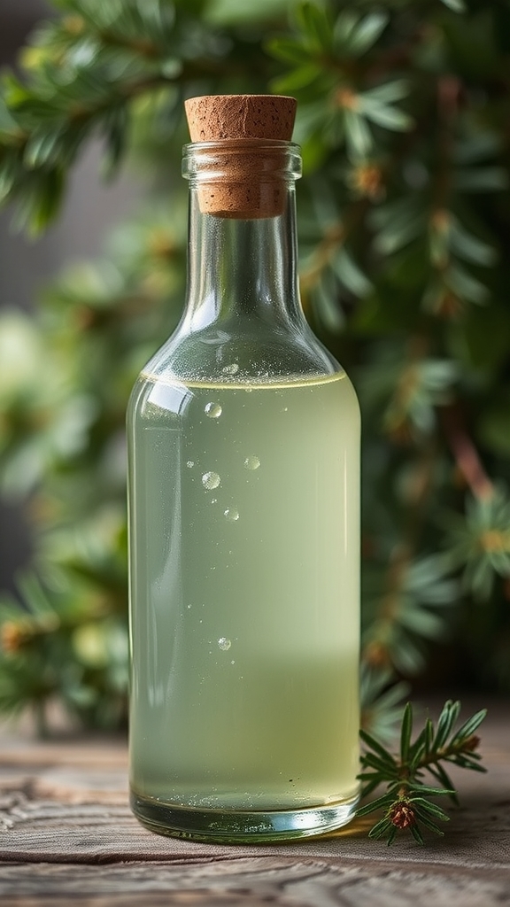 fresh spruce tips syrup