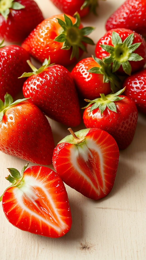 fresh strawberry health essence