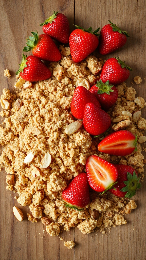 fresh strawberry streusel blend