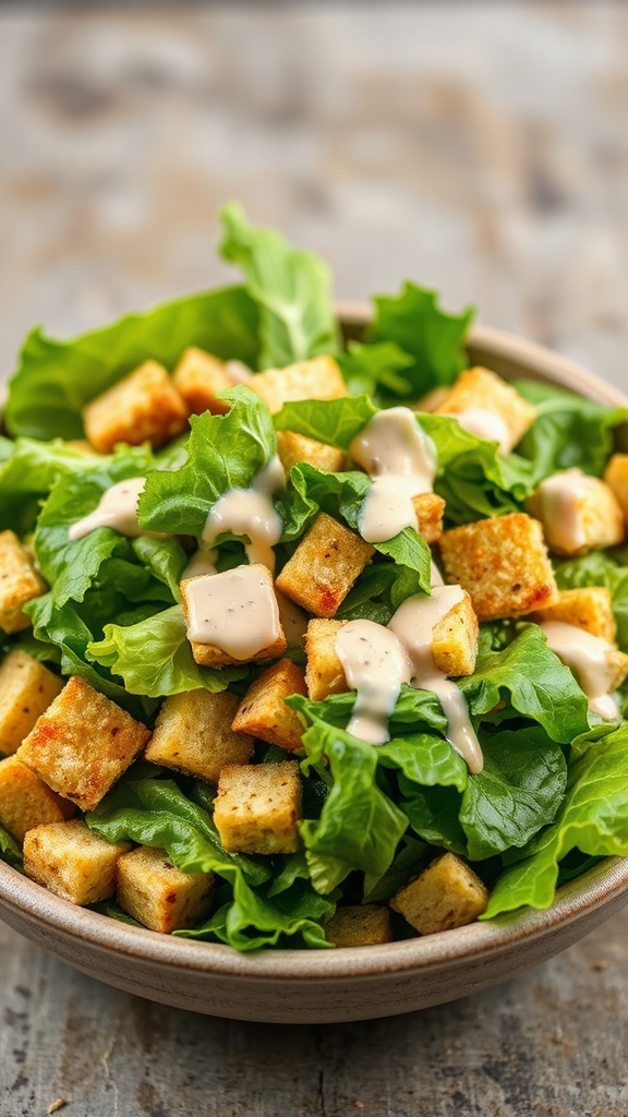 fresh vegan caesar ingredients