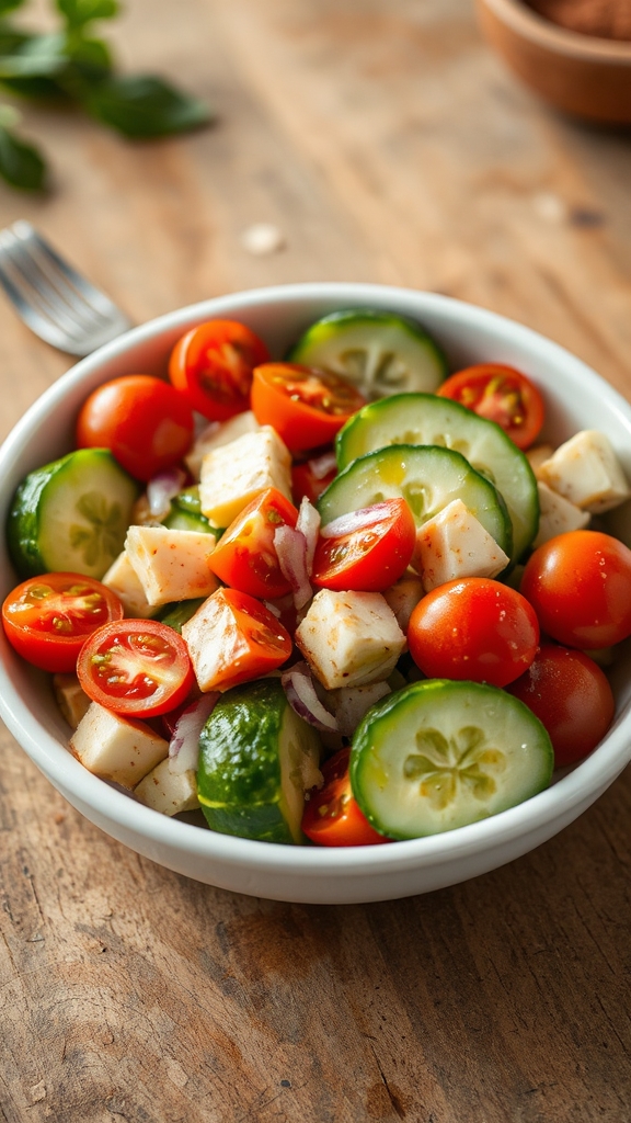 fresh vibrant crunchy salad