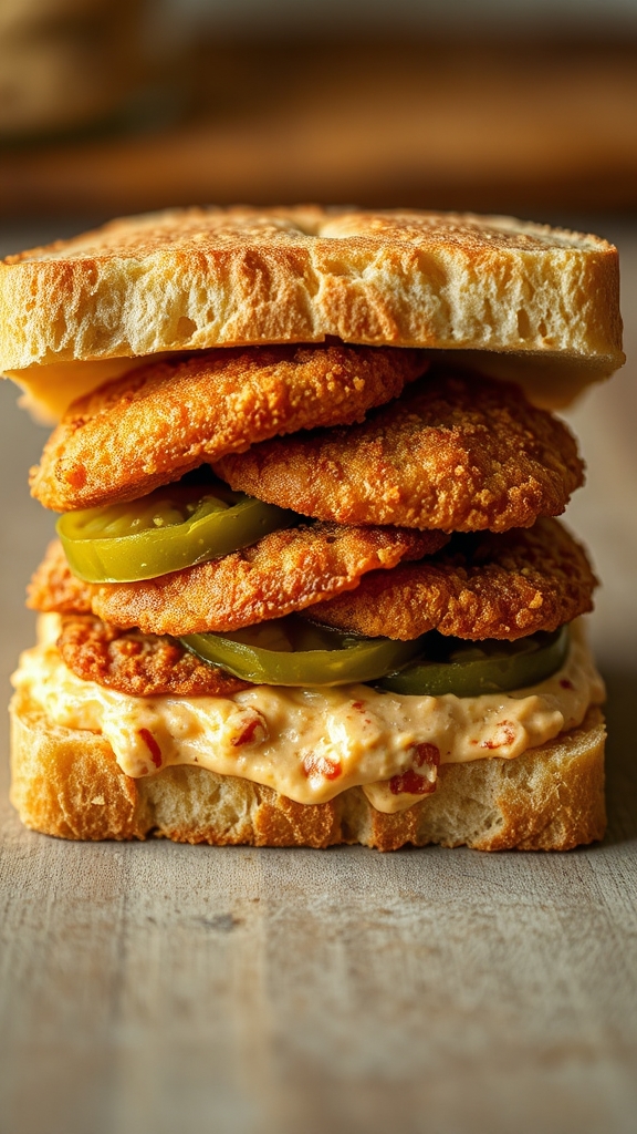 fried green tomato blt