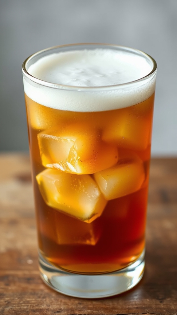 frothy egg white tea