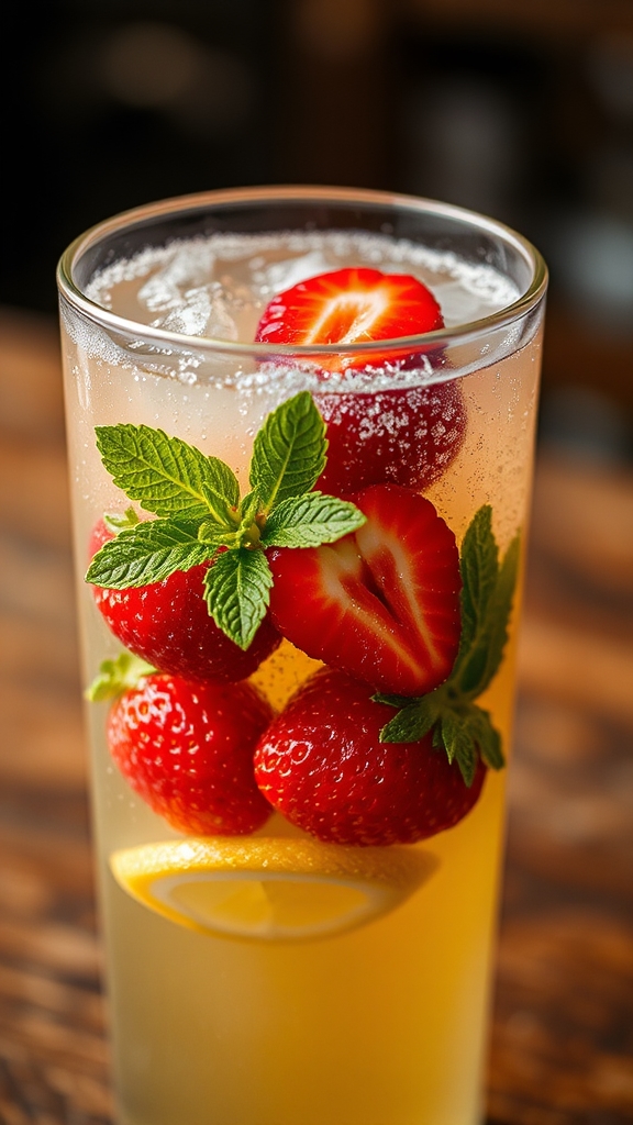 fruity herb cocktail variations