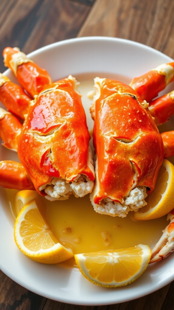 garlic butter crab legs
